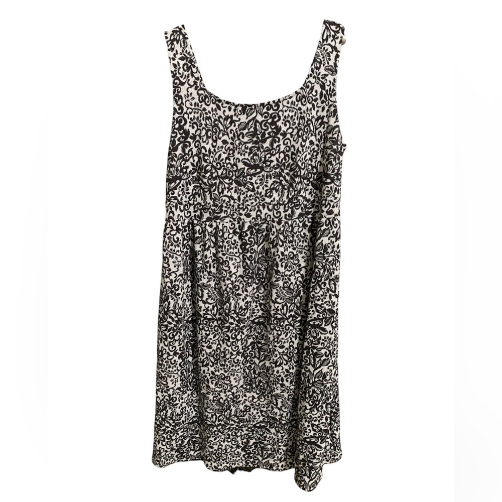 Liz Lange Silver & Black Maternity Dress